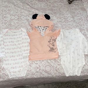 Mickie mouse babygirl sweater bundle